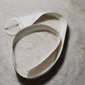 Soft White Belts Poly Vegan